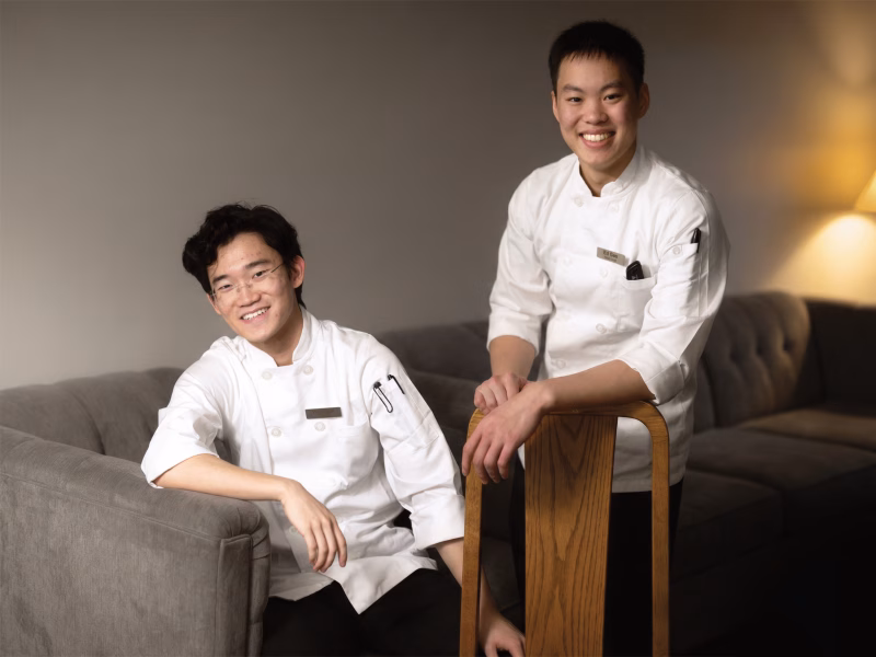 Will Chai and Edward Gao, the hosts of Searing Stories
